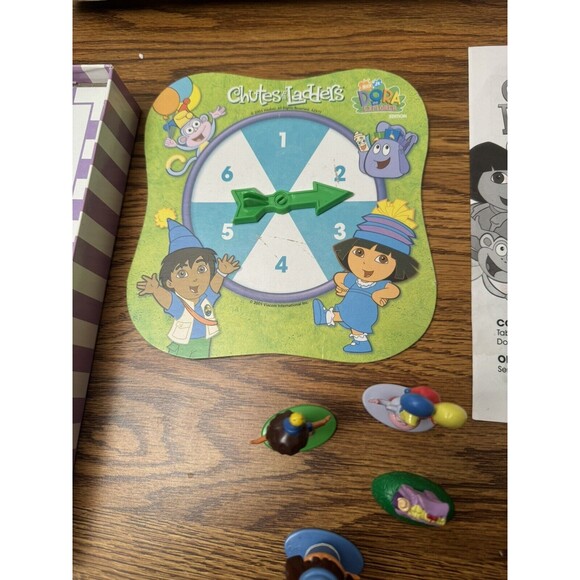 Dora the Explorer Chutes and Ladders Edition Kids Fun Easy Board Game ,Milton Br - Picture 9 of 13